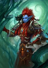 Image result for Female Troll Druid Fan Art