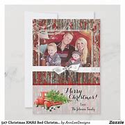 Image result for 5X7 Christmas Red Truck
