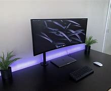 Image result for Black Desk Setup