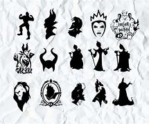 Image result for Disney Villains SVG