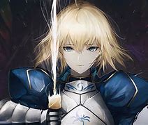 Image result for Saber Invisible Sword Fate Stay Night
