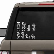 Image result for Family Car Decals Rear Window
