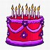 Image result for Animated Birthday Cake