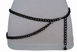 Image result for Black Chain Belt
