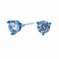 Image result for 5Mm Cubic Zirconia Stud Earrings