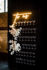 Image result for Rhinestone Champagne Wall