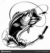 Image result for Deep Sea Fishing Clip Art Black and White