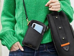 Image result for Leather iPhone Crossbody Bag