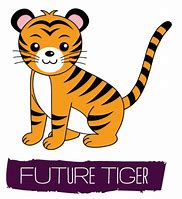 Image result for LSU Tiger with Cub Clip Art