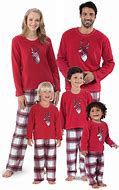Image result for Family in Matching Pajamas