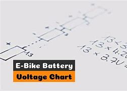 Image result for E-Bike Battery Voltage Chart