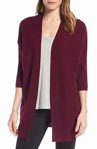 Image result for three quarter sleeve cotton cardigans for women