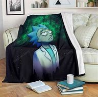 Image result for Rick and Morty Blanket