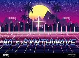 Image result for 80s Sunset Banner