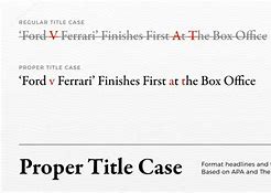 Image result for Title Case Means