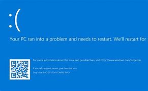 Image result for Your PC Ran into a Problem Something Is Wrong