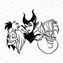 Image result for Disney Villains Parent SVG