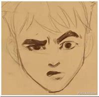 Image result for Worried Face Drawing Reference