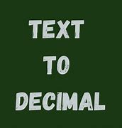 Image result for 0001 to Decimal