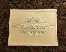 Image result for Embossed Initial Folded Note Cards