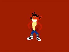 Image result for Crash Bandicoot Pixel Art