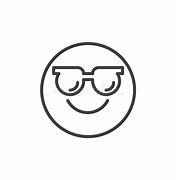Image result for Happy Face Sunglasses Emoji