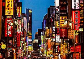 Image result for Shinjuku Tokyo at Night