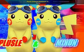 Image result for Plusle and Minun Matching Phone Cases