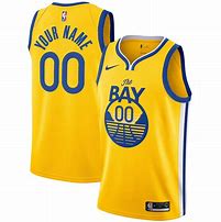 Image result for Warriors Yellow Sleeve Jersey