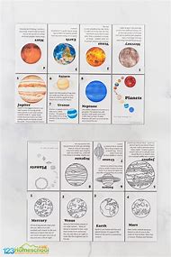 Image result for Free Printable Solar System Book