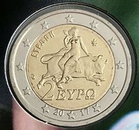 Image result for Greece 2 Euro Coin