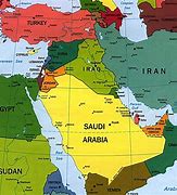 Image result for Full Map of Middle East Israel