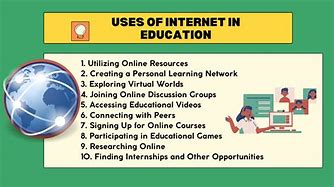 Image result for List Down 15 Uses of Internet by the Student