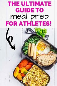 Image result for Simple Weekly Meal Plan for Athletes