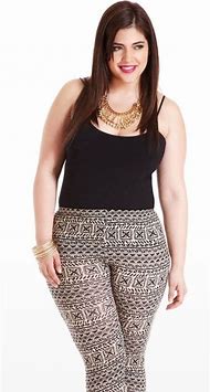 Image result for Plus Size Wearing Leggings