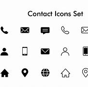 Image result for Contact Icons Vector