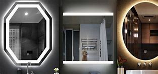 Image result for Glass LED Mirror