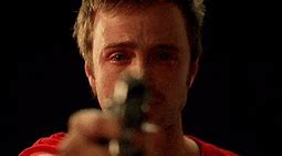 Image result for Breaking Bad Jesse Holding a Gun