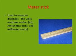 Image result for What Is the Meter Stick