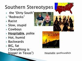 Image result for Southern Stereotypes