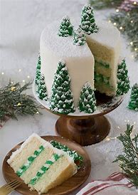 Image result for Christmas Theme Cake Ideas 1 Layer