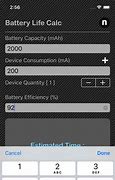 Image result for Battery Life Calculator