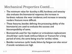 Image result for Mechanical Properties of Biomaterials