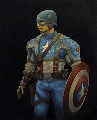 Image result for Captain America Painting