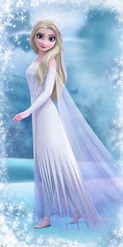 Image result for Frozen 2 Queen Elsa White Dress