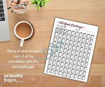 Image result for 100 Book Reading Challenge Printable