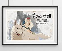 Image result for Princess Mononoke Japanese Poster