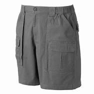 Image result for Men's Elastic Waist Twill Shorts