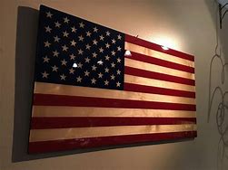 Image result for Epoxy Resin Wood American Flag