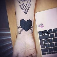 Image result for Black Heart Tattoo Designs